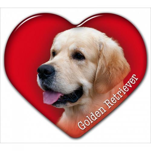 Dekal med Golden Retriever