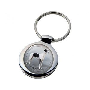 Nyckelring med Greyhound