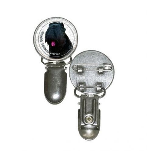 Nummerlappshållare med Rysk Svart Terrier