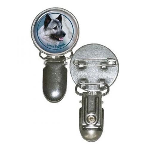 Nummerlappshållare med Norsk Älghund