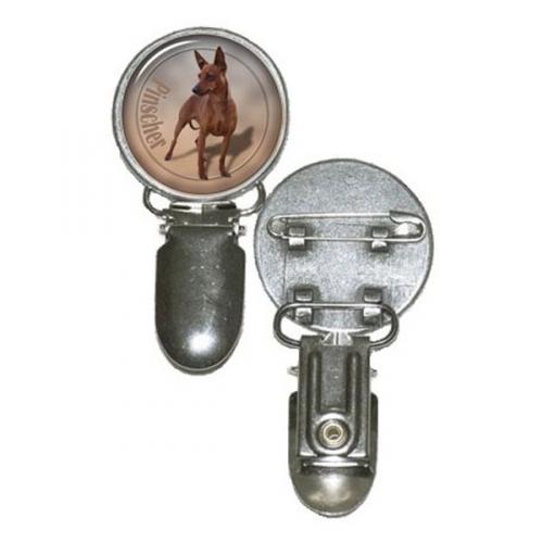 Nummerlappshållare med Dvärgpinscher