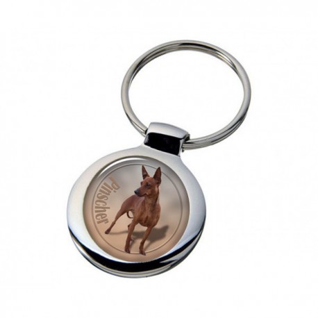 Nyckelring med Pinscher