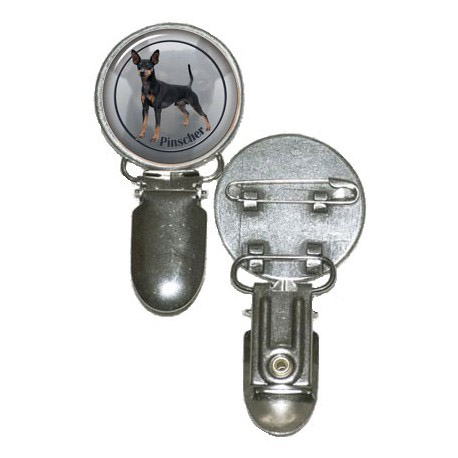 Nummerlappshållare med Dvärgpinscher