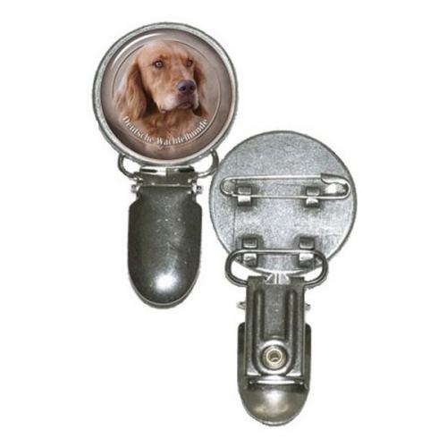 Nummerlappshållare med Wachtelhund