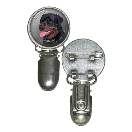 Nummerlappshållare med Rottweiler