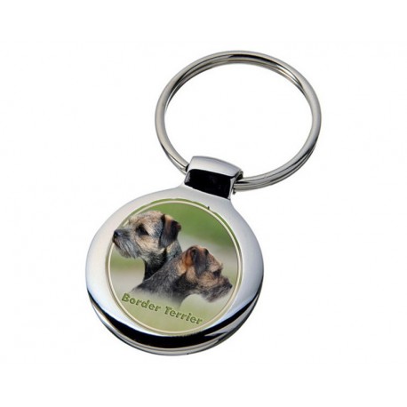 Nyckelring med Borderterrier