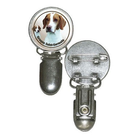 Nummerlappshållare med Braque Saint-German