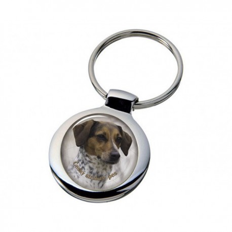 Nyckelring med Ceský Strakatý Pes