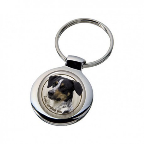 Nyckelring med Ceský Strakatý Pes