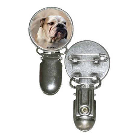 Nummerlappshållare med Engelsk Bulldogg