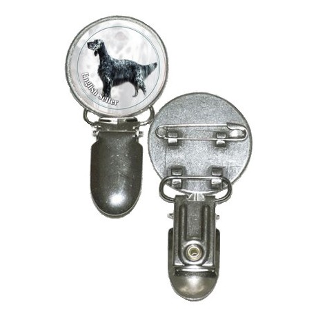 Nummerlappshållare med Engelsk Setter