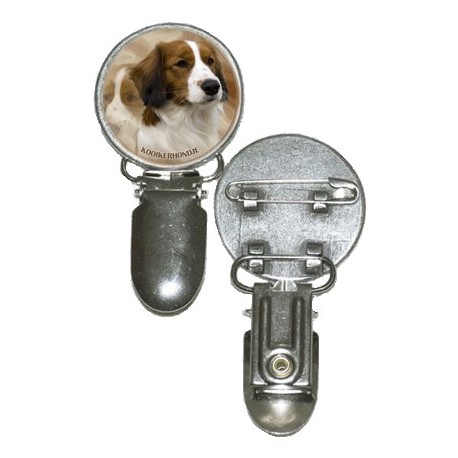 Nummerlappshållare med Kooikerhondje