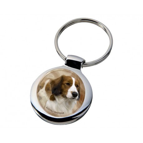 Nyckelring med Kooikerhondje
