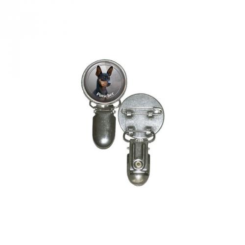 Nummerlappshållare med Dvärgpinscher