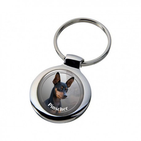 Nyckelring med Dvärgpinscher