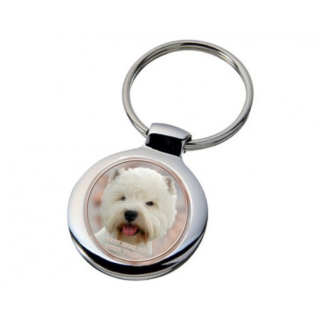 Nyckelring med Westie