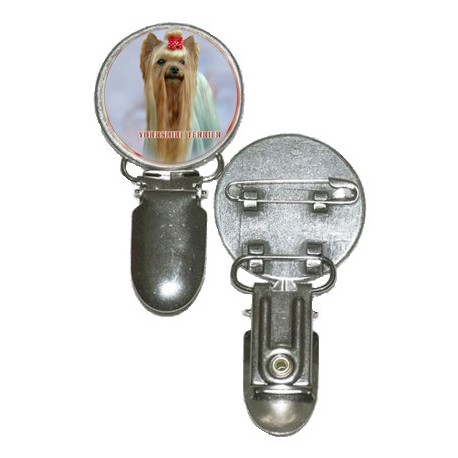 Nummerlappshållare med Yorkshireterrier