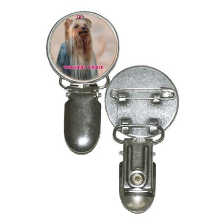 Nummerlappshållare med Yorkshireterrier