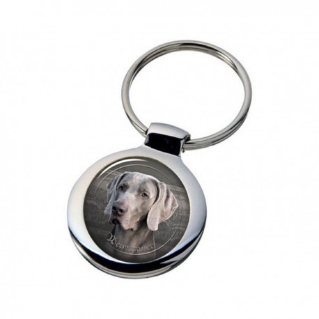 Nyckelring med Weimaraner