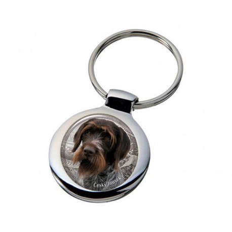 Nyckelring med Cesky Fousek