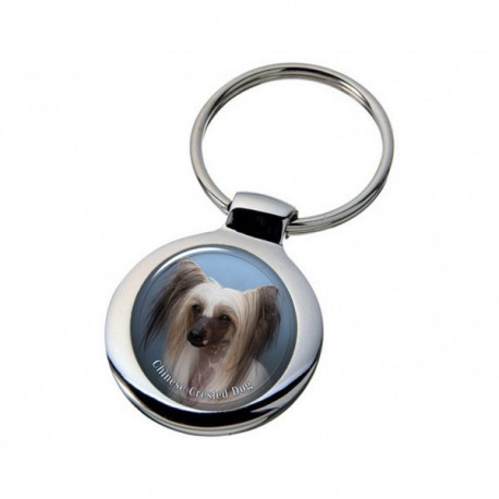 Nyckelring med Chinese Crested