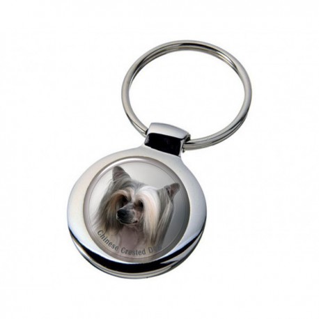 Nyckelring med Chinese Crested