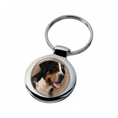 Nyckelring med Grosser Schweizer Sennenhund