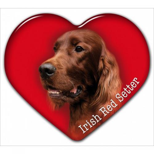 Dekal med Irländsk Röd Setter
