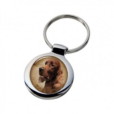 Nyckelring med Irländsk Röd Setter