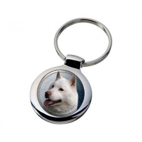 Nyckelring med Siberian Husky