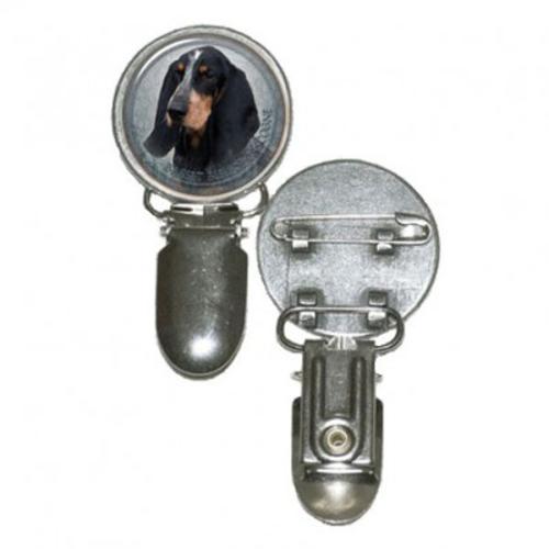 Nummerlappshållare med Basset Bleu de Gascogne