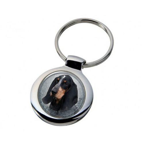 Nyckelring med Basset Bleu de Gascogne