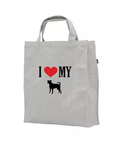 Shoppingkasse med Dansk-Svensk Gårdshund