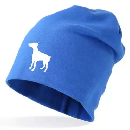 Mössa med Dobermann