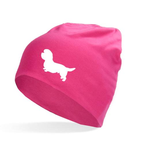 Barnmössa med Dandie Dinmont Terrier