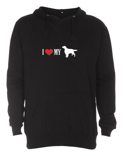 Hoodie med Engelsk Springer Spaniel