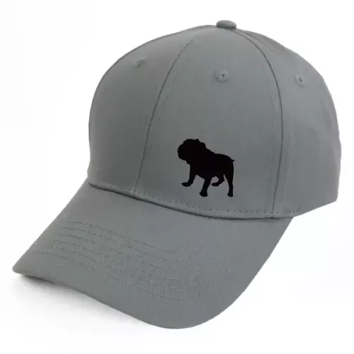 Keps med en Engelsk Bulldogg