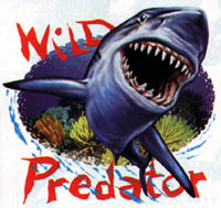 T-shirt i barnstorlek med hajmotiv