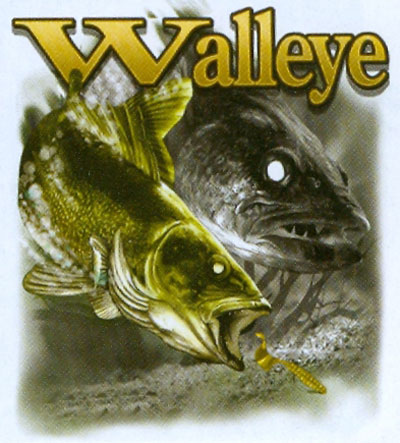 Huvjacka med fiskemotiv