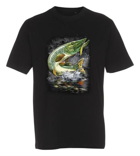 T-shirt med Gäddmotiv