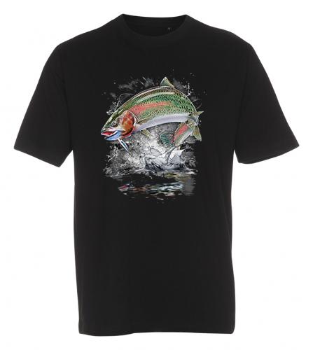 T-shirt med Fiskemotiv