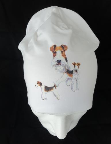 Mössa med Strävhårig Foxterrier