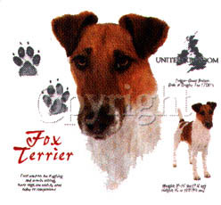 T-shirt med Släthårig Foxterrier