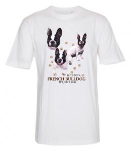T-shirt med Fransk Bulldogg