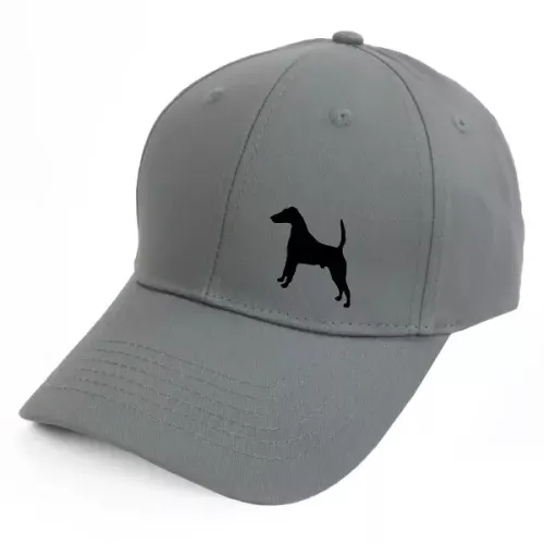 Keps med en Släthårig Foxterrier