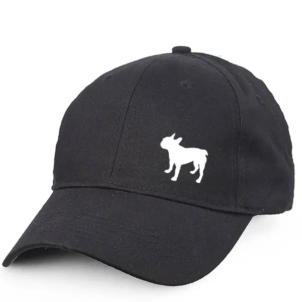 Keps med en Fransk Bulldogg