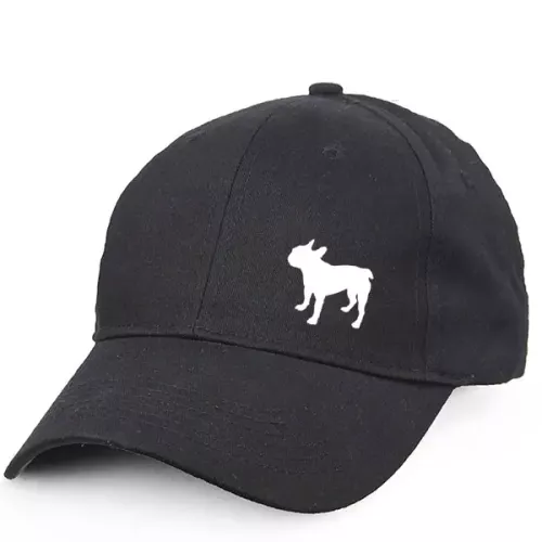 Keps med en Fransk Bulldogg