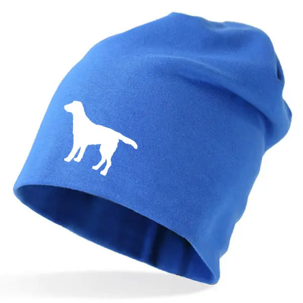 Mössa med Flatcoated Retriever