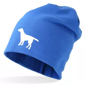 Mössa med Flatcoated Retriever