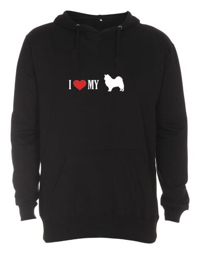 Hoodie med Finsk Lapphund